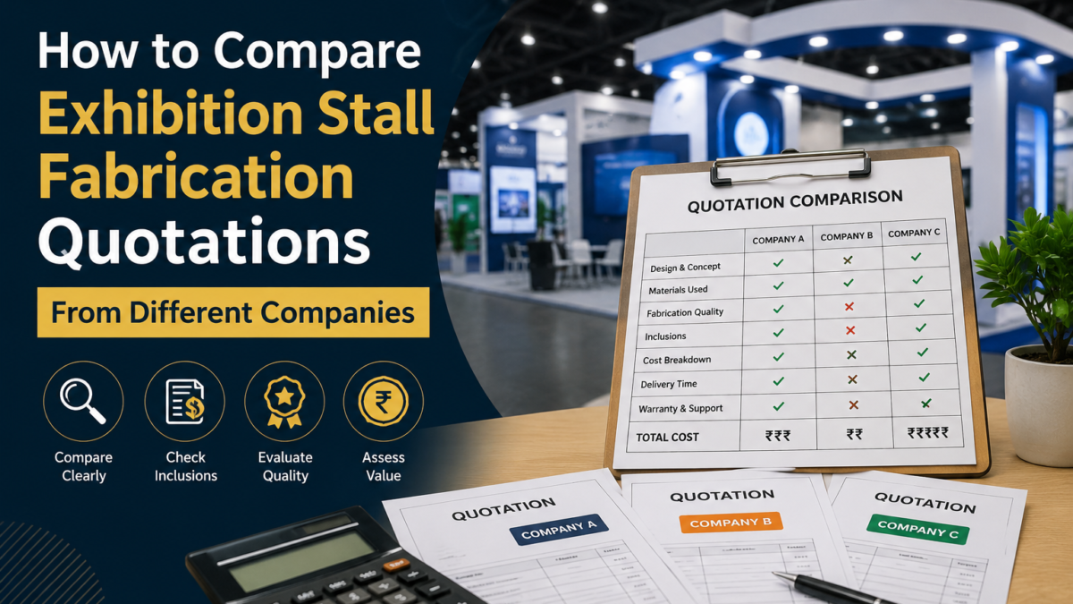 How to Compare Exhibition Stall Fabrication Quotations From Different Companies