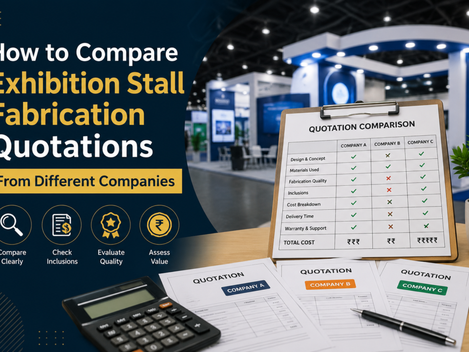 How to Compare Exhibition Stall Fabrication Quotations From Different Companies
